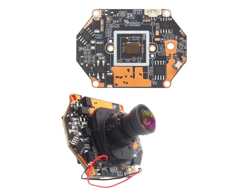 AI Smart Intelligent 5MP H.264 Network Two Way Infrared IP Camera PoE Module WiFi Board