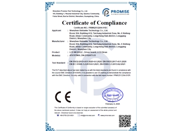 CE for LCD modules